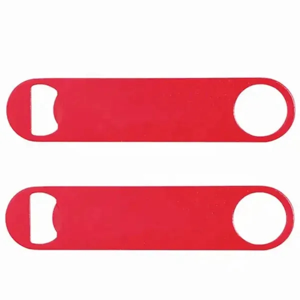 Paddle Style Powder Coated Stainless Steel Bottle Opener 5