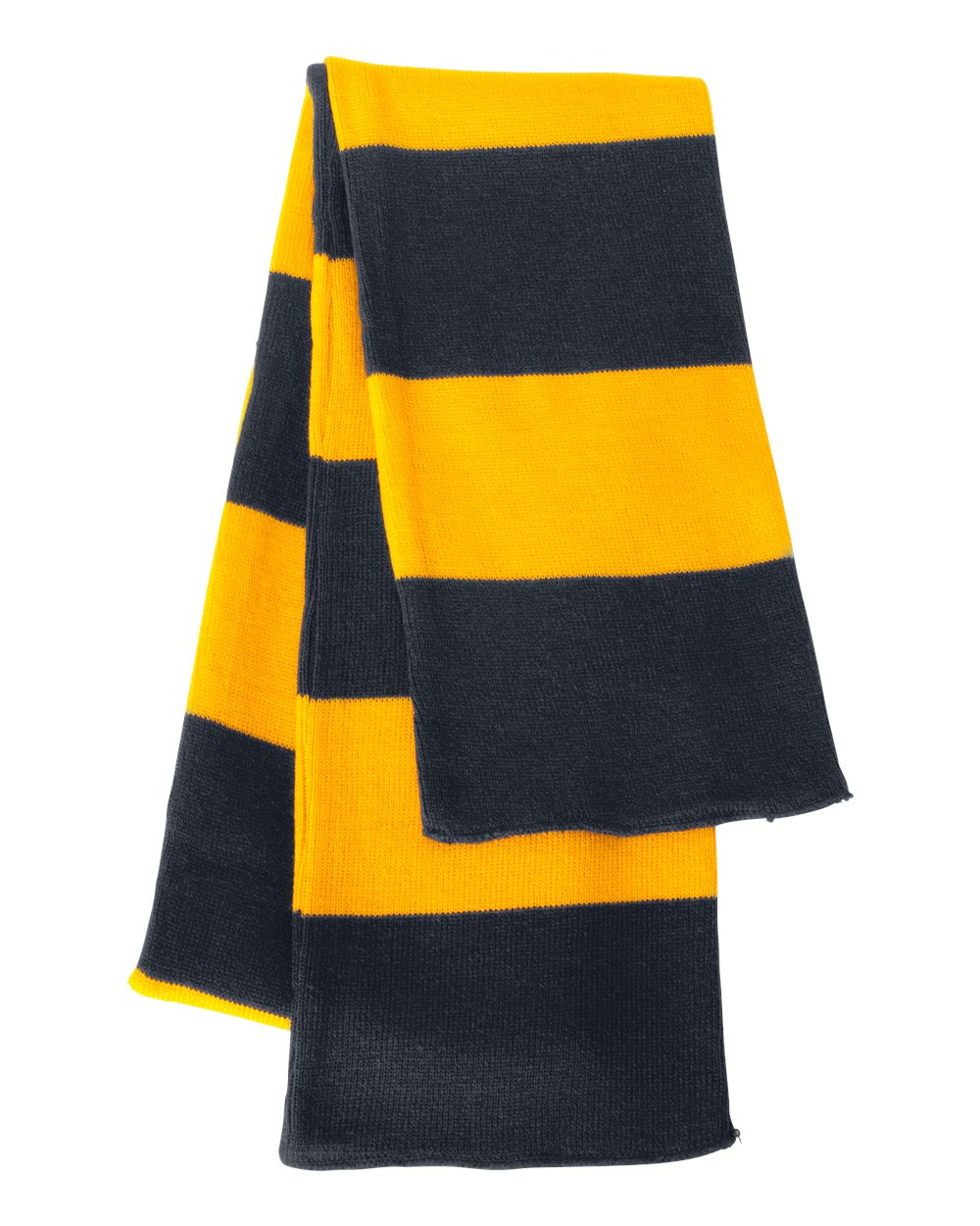 Rugby-Striped Knit Scarf - SP02 9