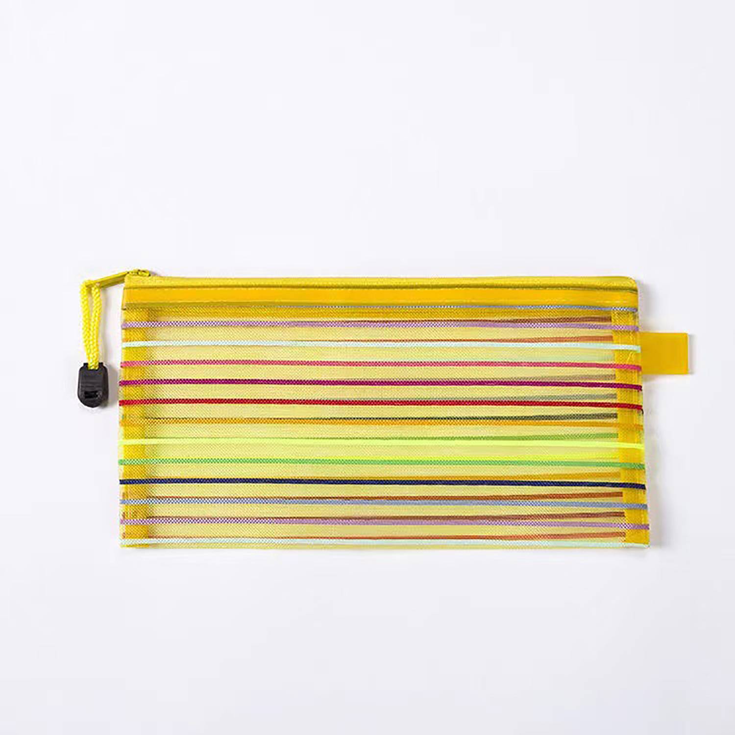 Multicolor Mesh Stationery Storage Bag for Students 3