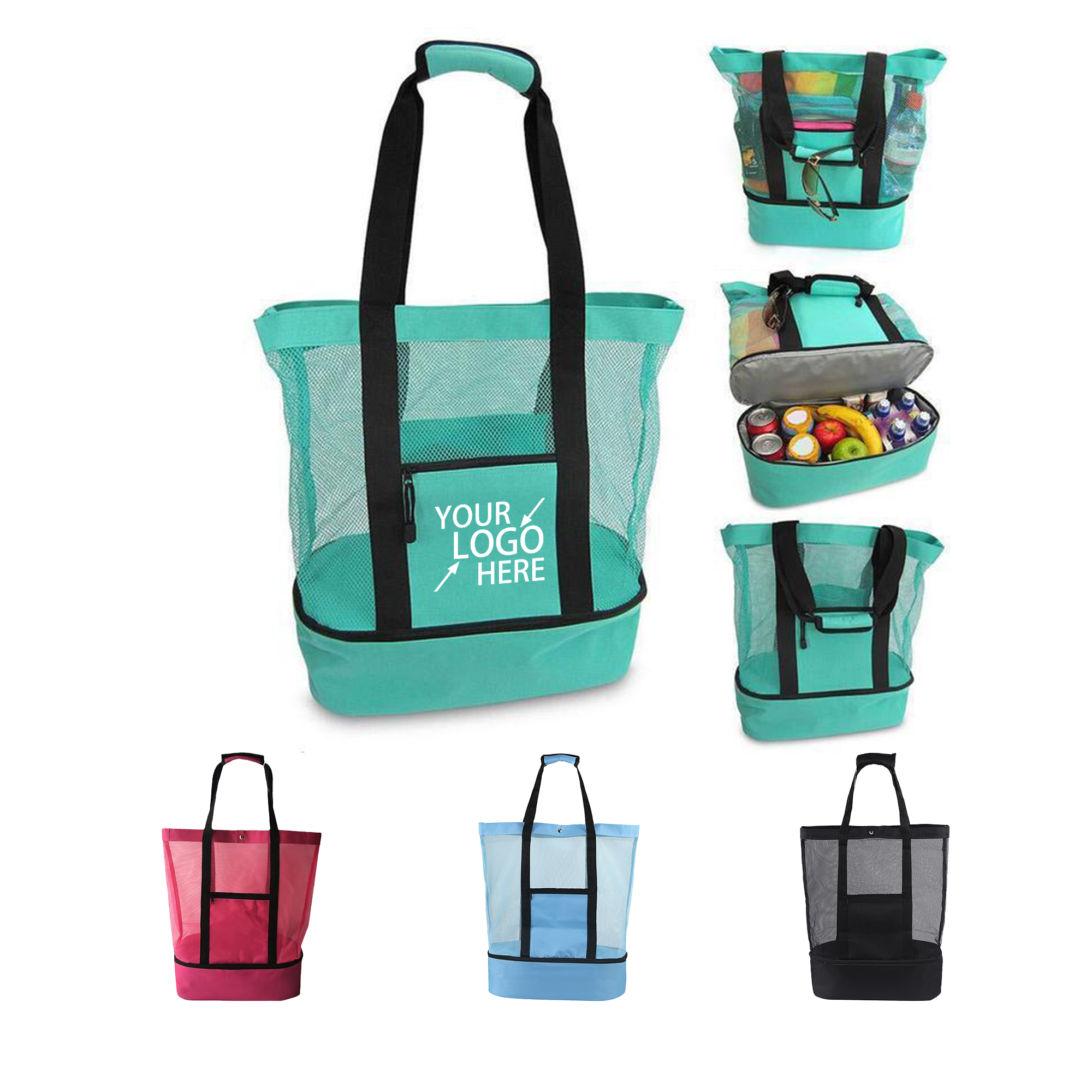 Ventilated Insulation PEVA Freshness Tote 2