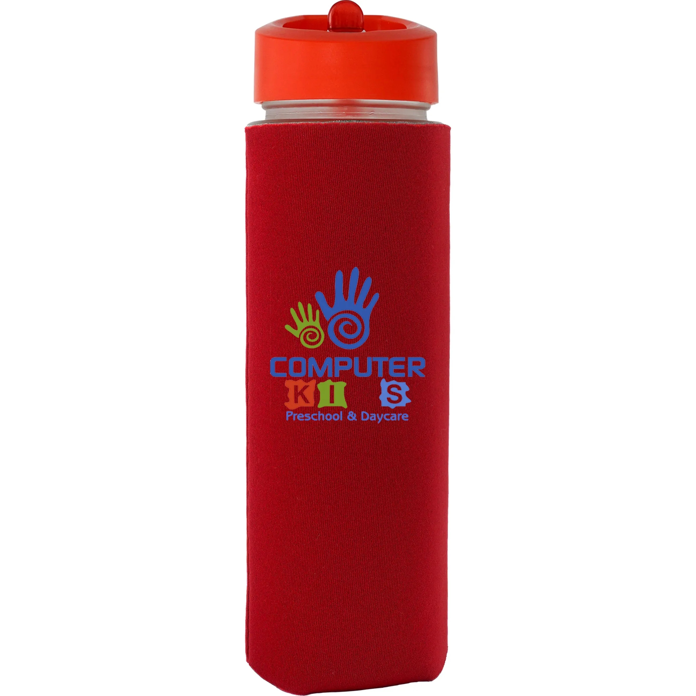 Pop Up 22 oz. Frosted Glass Sleeve Bottle 8
