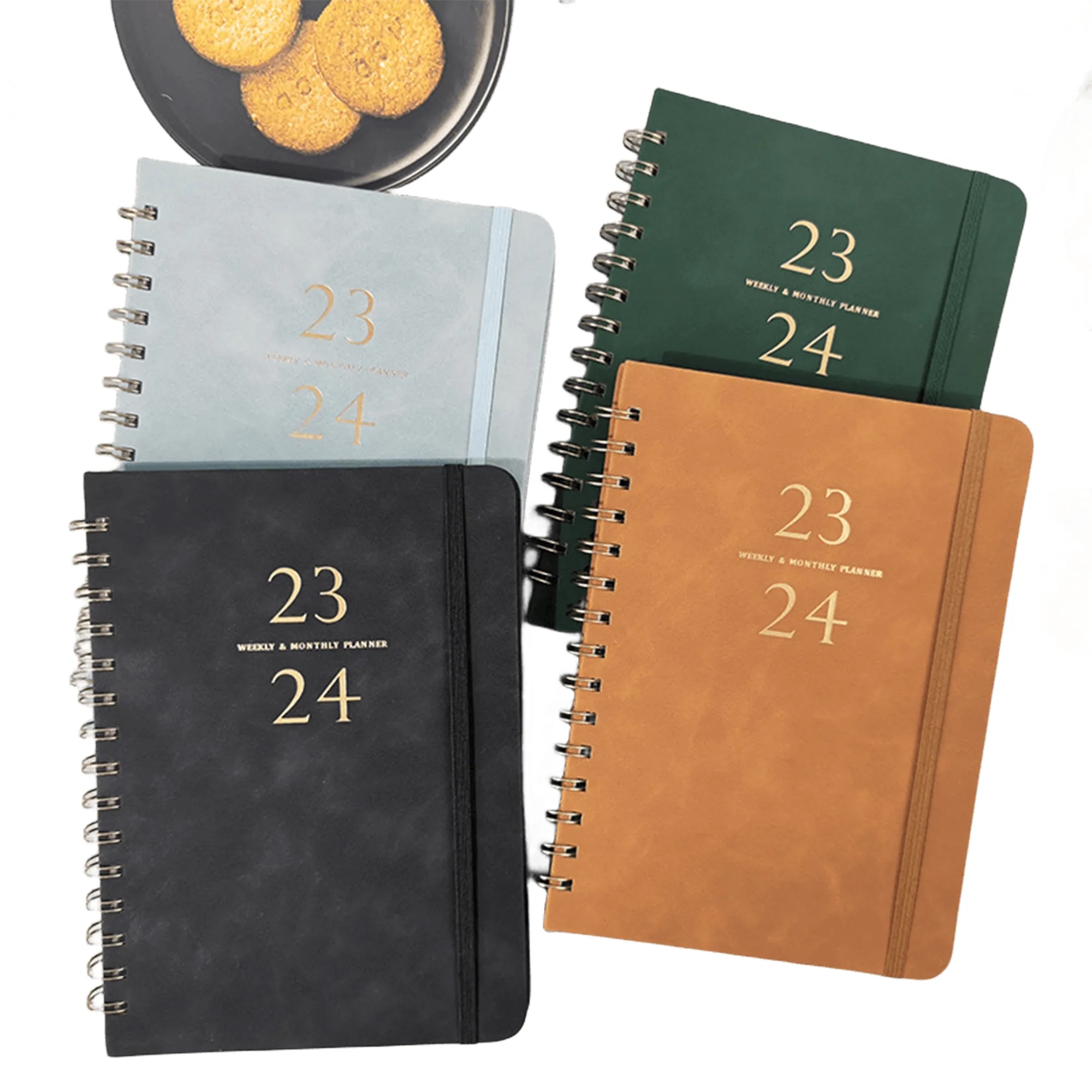 A5 Elastic Closure Spiral Notebook 2