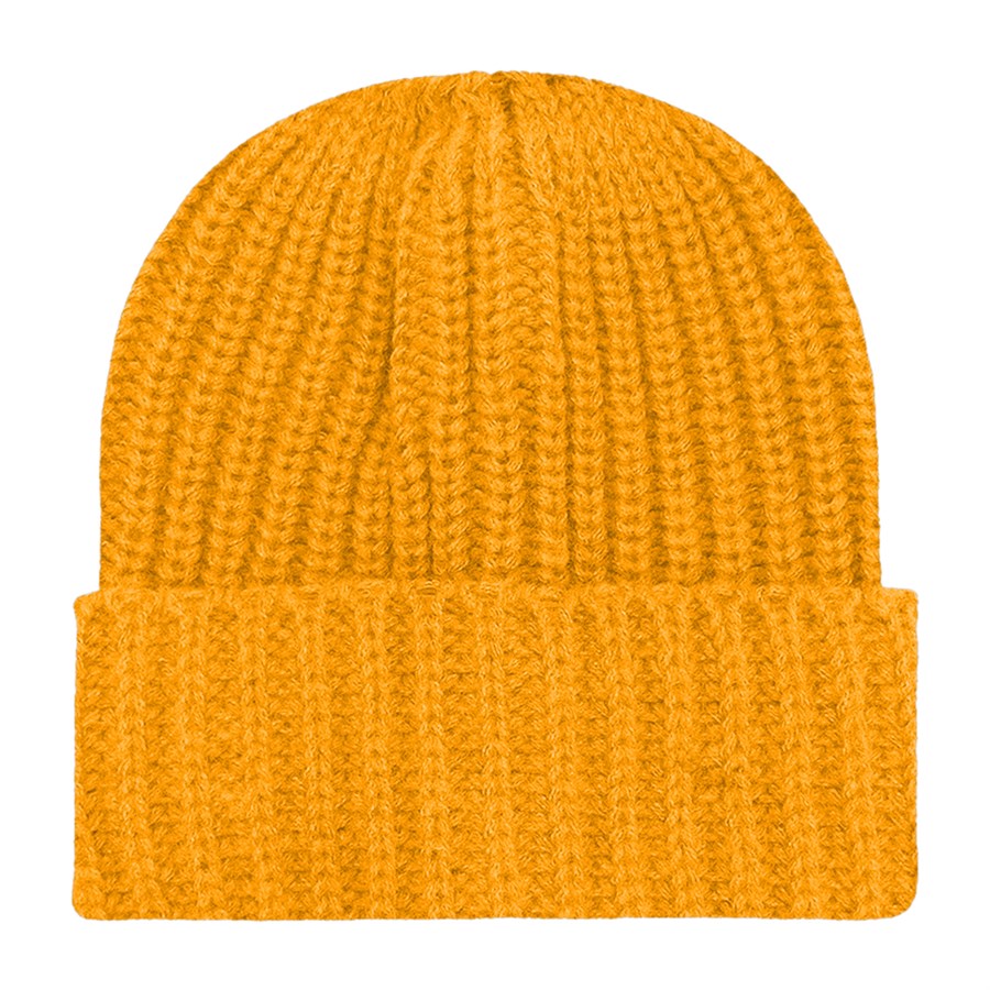 Chunky Ribbed Cuffed Beanie with Custom Logo - 100% Acrylic 2