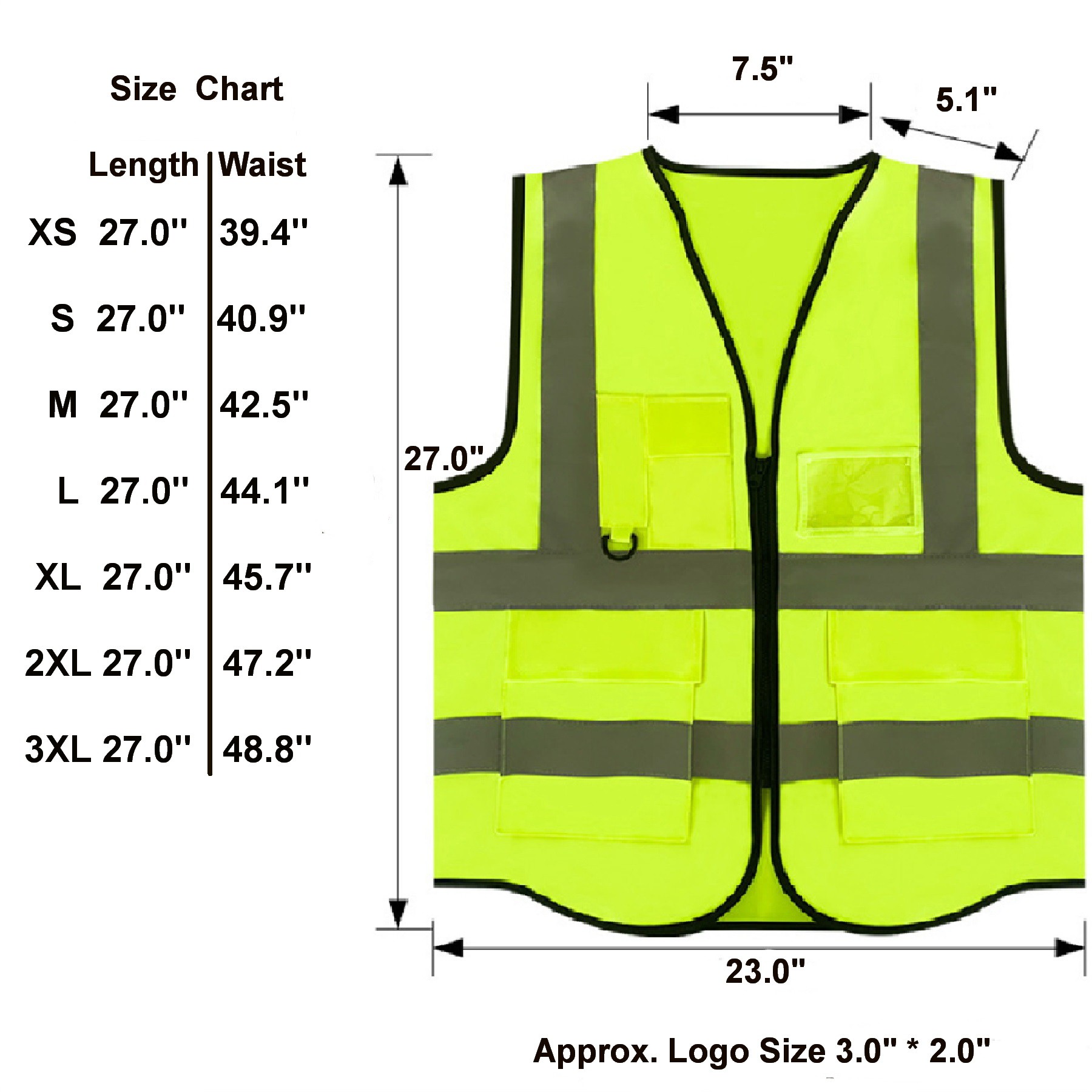 Reflective Warning Work Vest 2