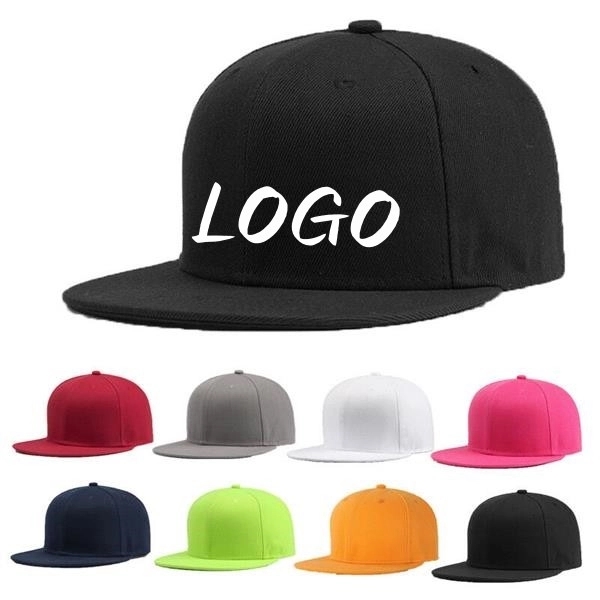 Plain Snapback Hat 2