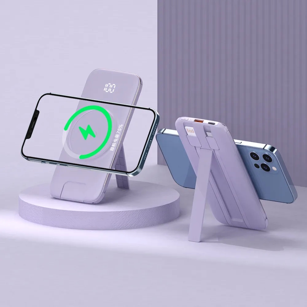 10000MAH Magnetic Power Bank With Holder 1