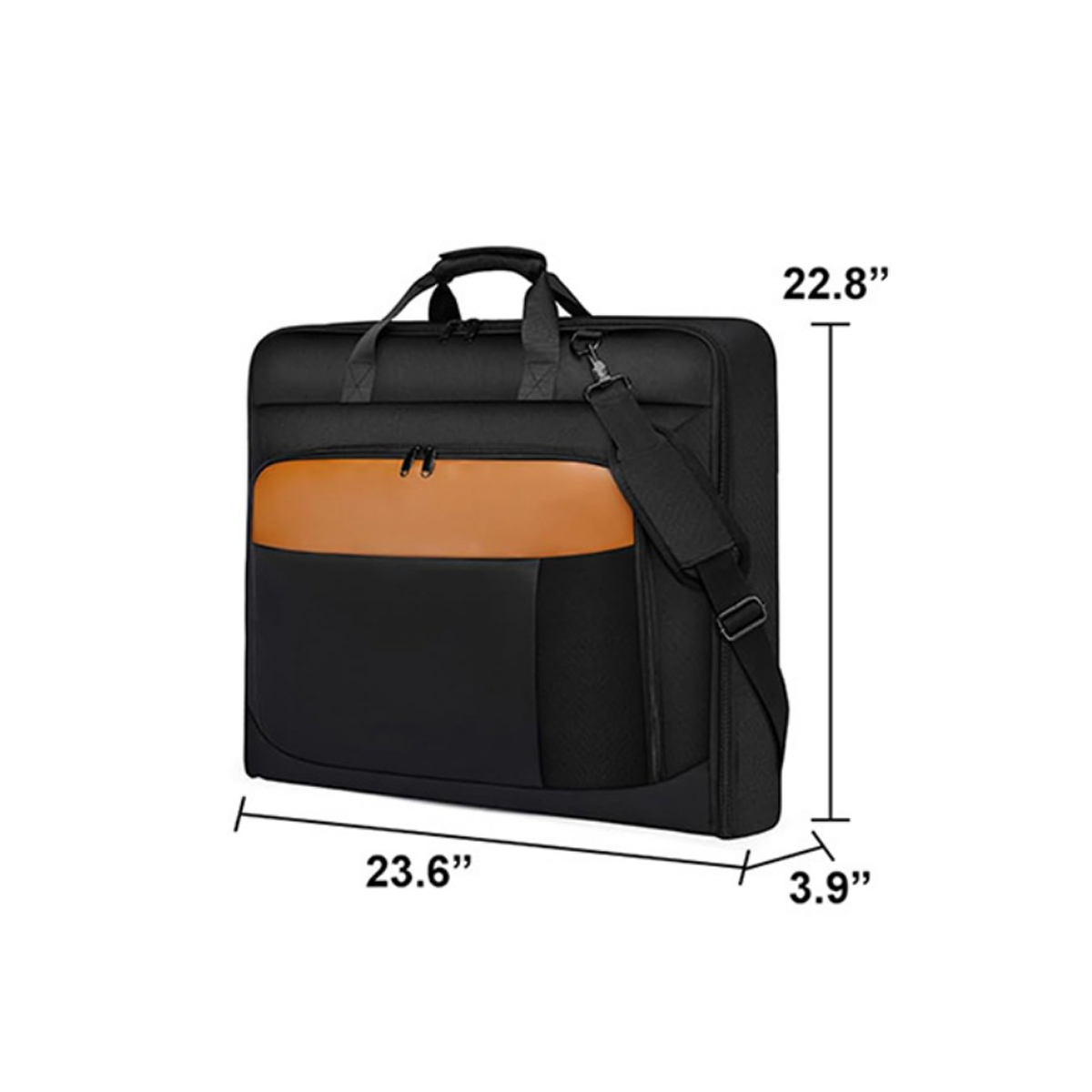 Large Conference Portfolio Bag with Shoulder Strap Pocket 2