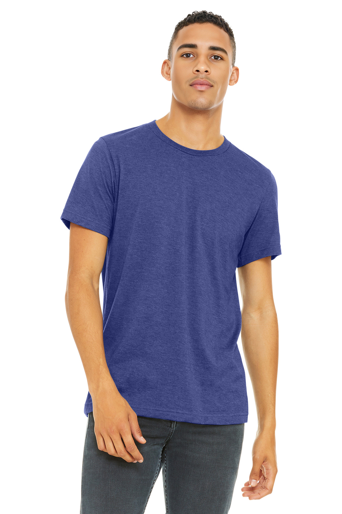 BELLA+CANVAS Unisex Heather CVC Short Sleeve Tee. BC3001CVC 700