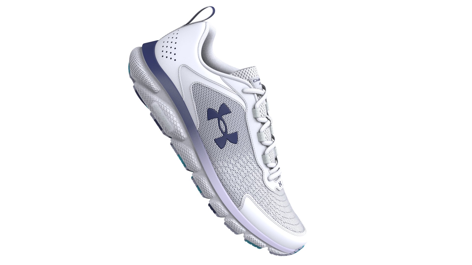 UA Charged Assert 9 Marble Women's Running Shoes 3