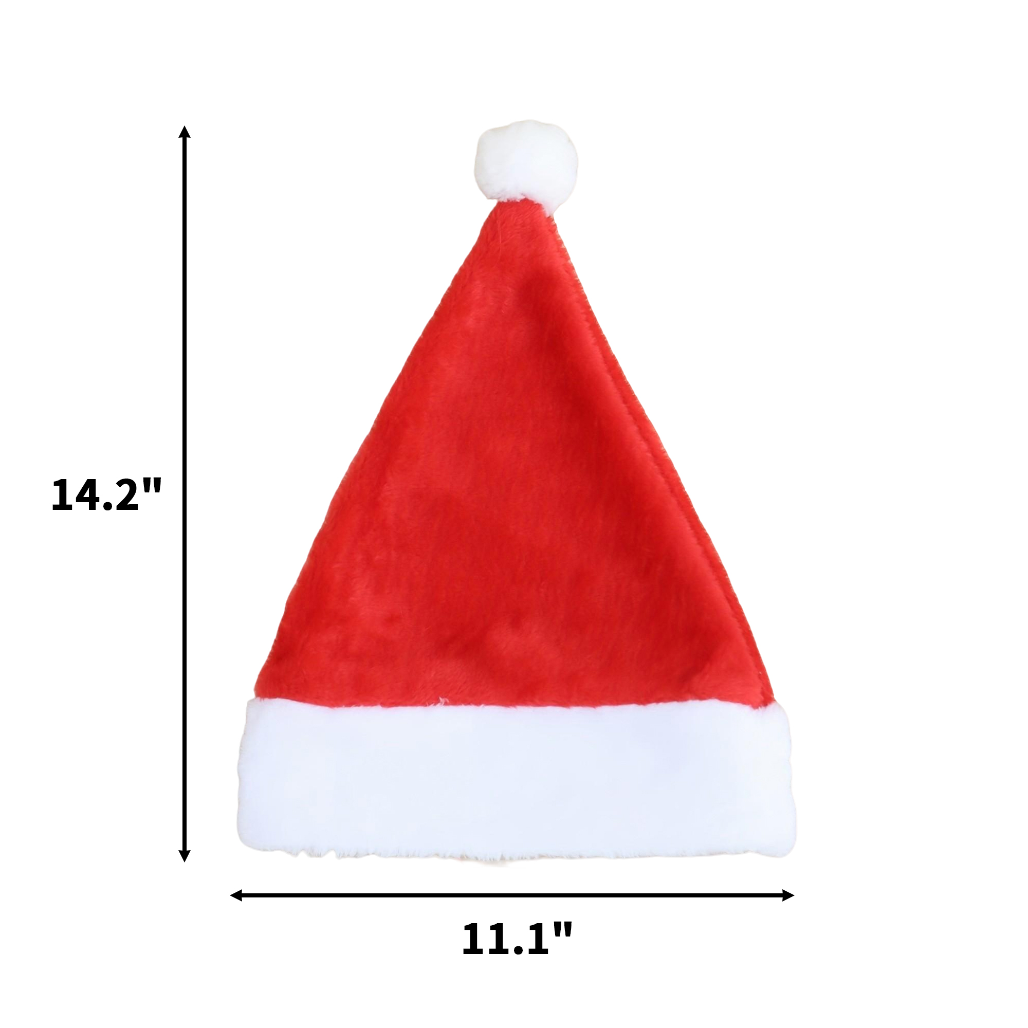Non Woven Santa Hat 11.1" By 14.2" 3