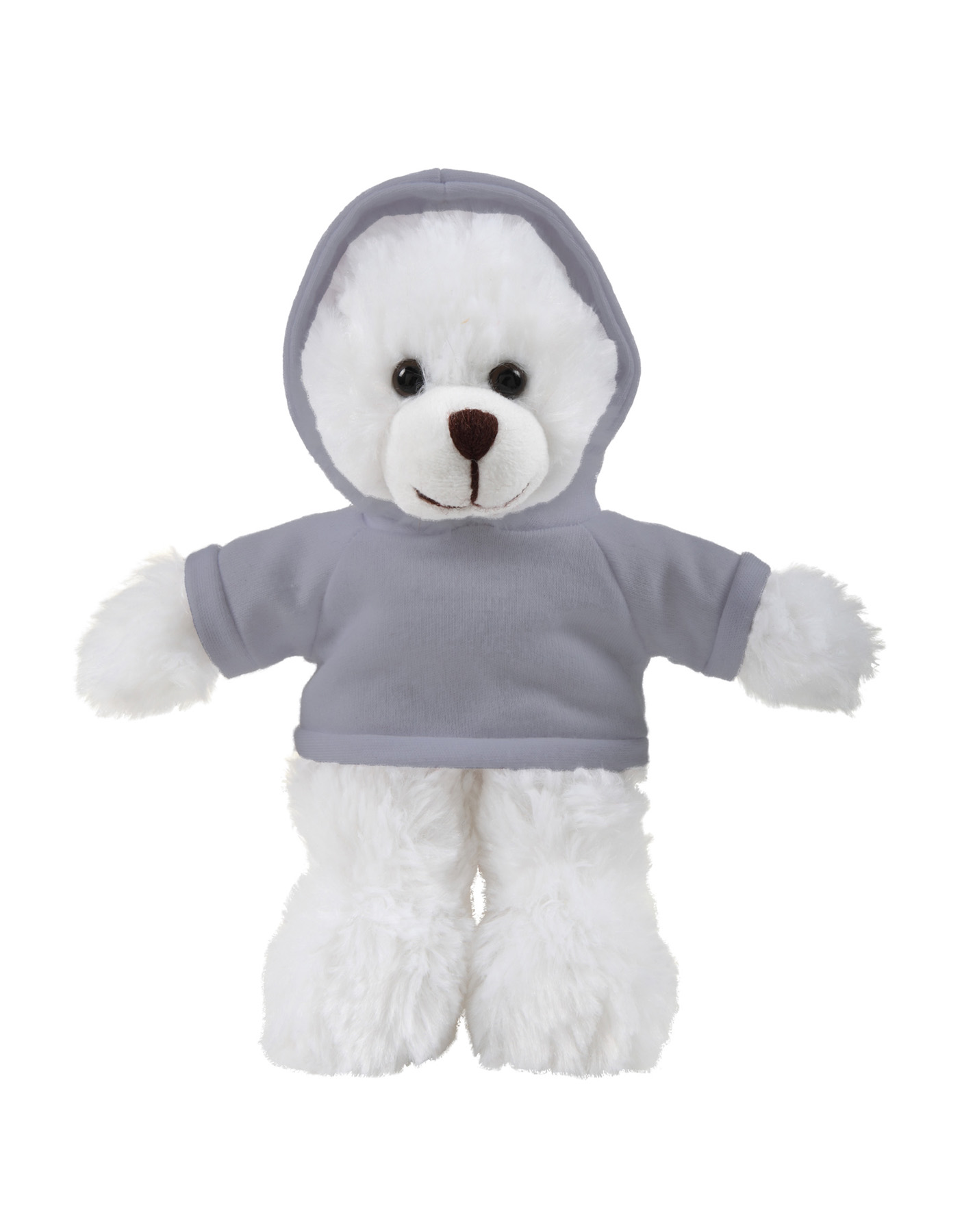 soft plush White Bear with hoodie 10