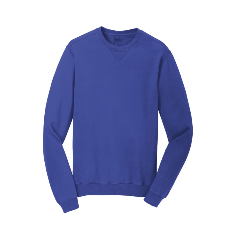 Port & Company Beach Wash Garment-Dyed Crewneck Sweatshirt, custom hoodie or sweatshirt with logo imprint 37