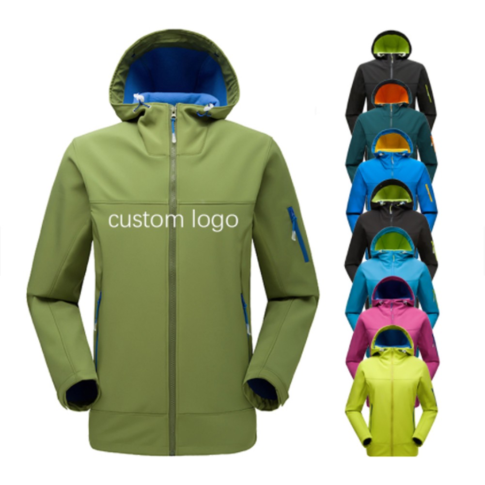 Softshell Women Windproof Waterproof Outdoor Jacket For Men 4