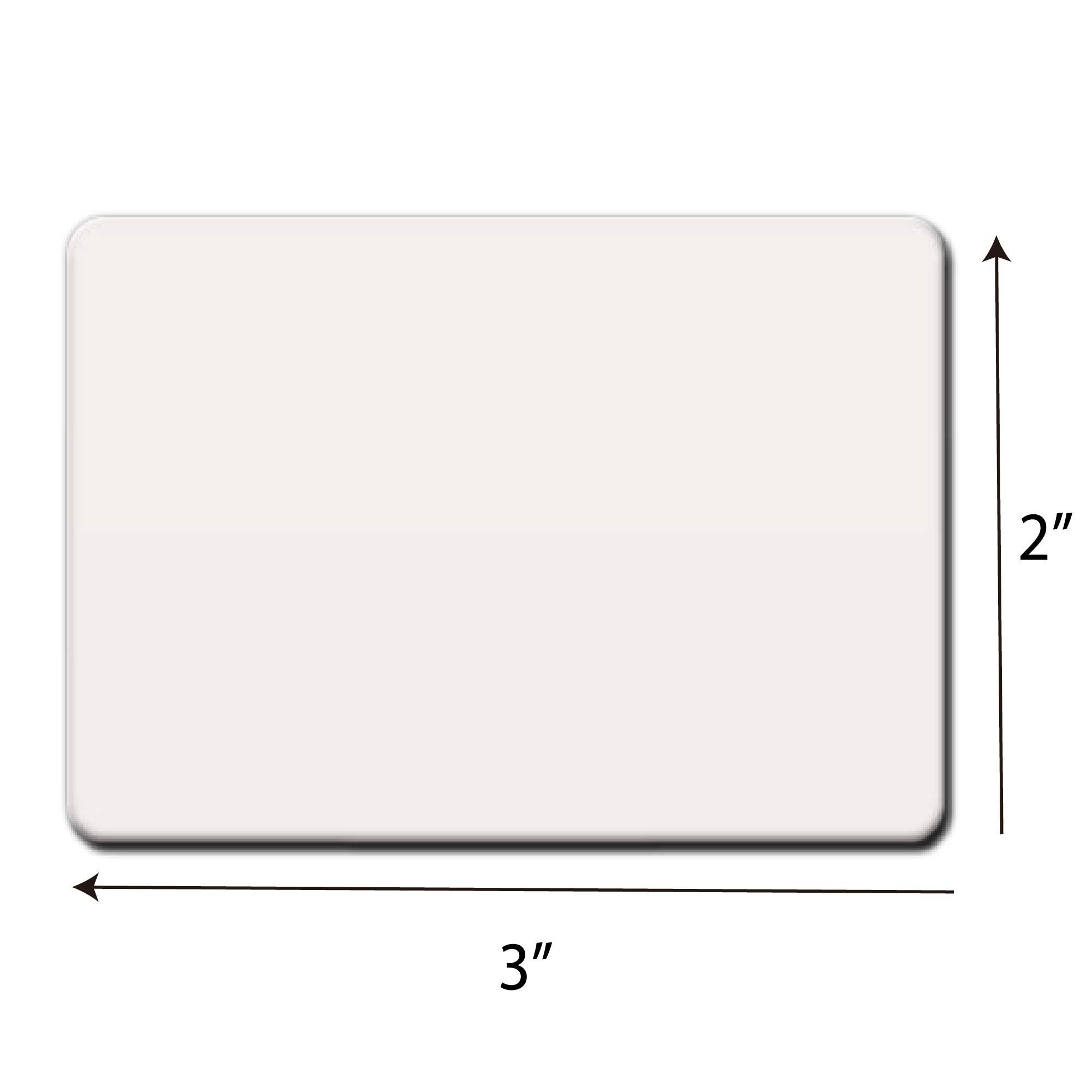 Rectangle Full Color Button Fridge Magnet 2