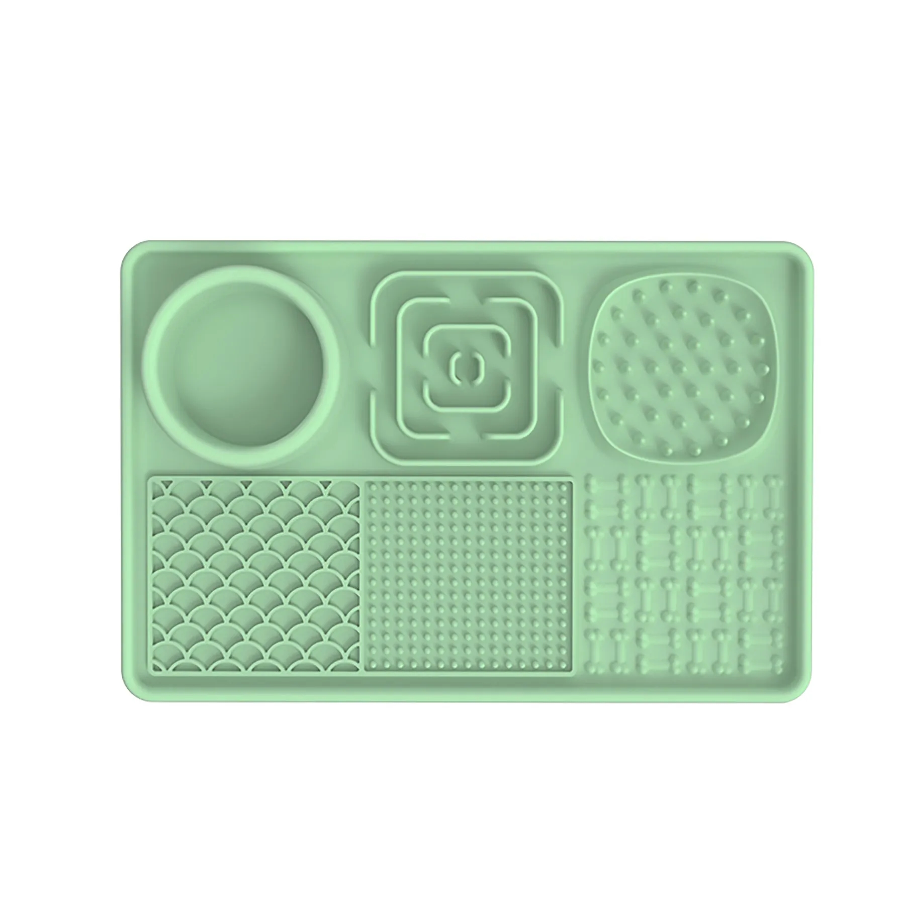 Silicone Rectangular Pet Licking Pad 10