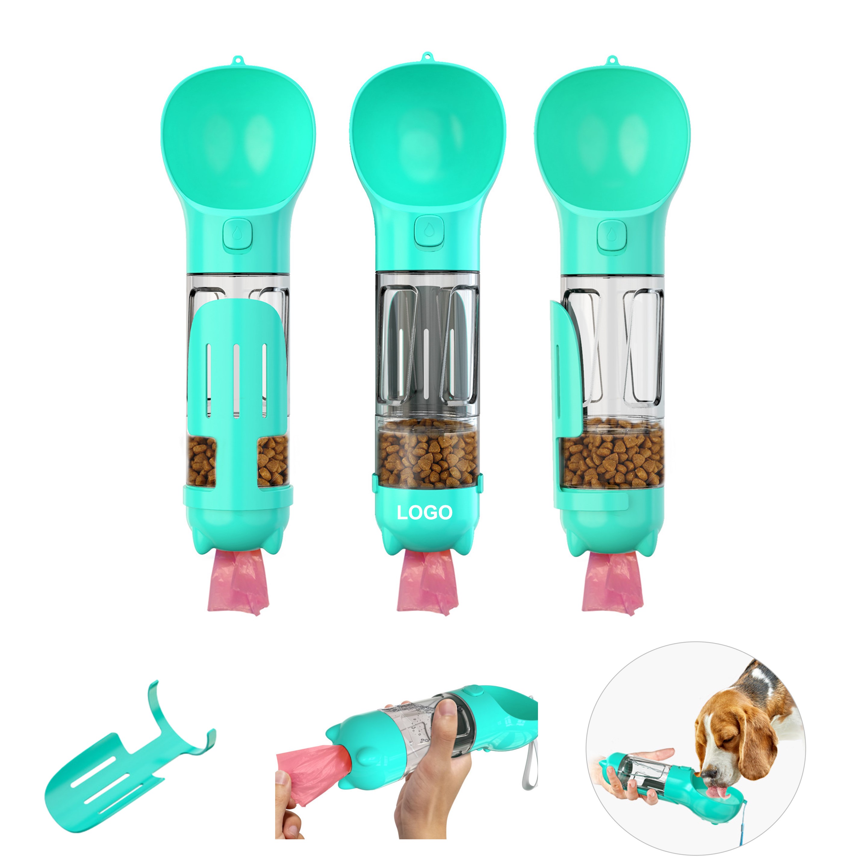 Dog Water Bottle 4 in 1 (direct import) 4