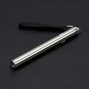 Stainless Steel LED Flashlight Pen Shaped Design With Metal Clip 9