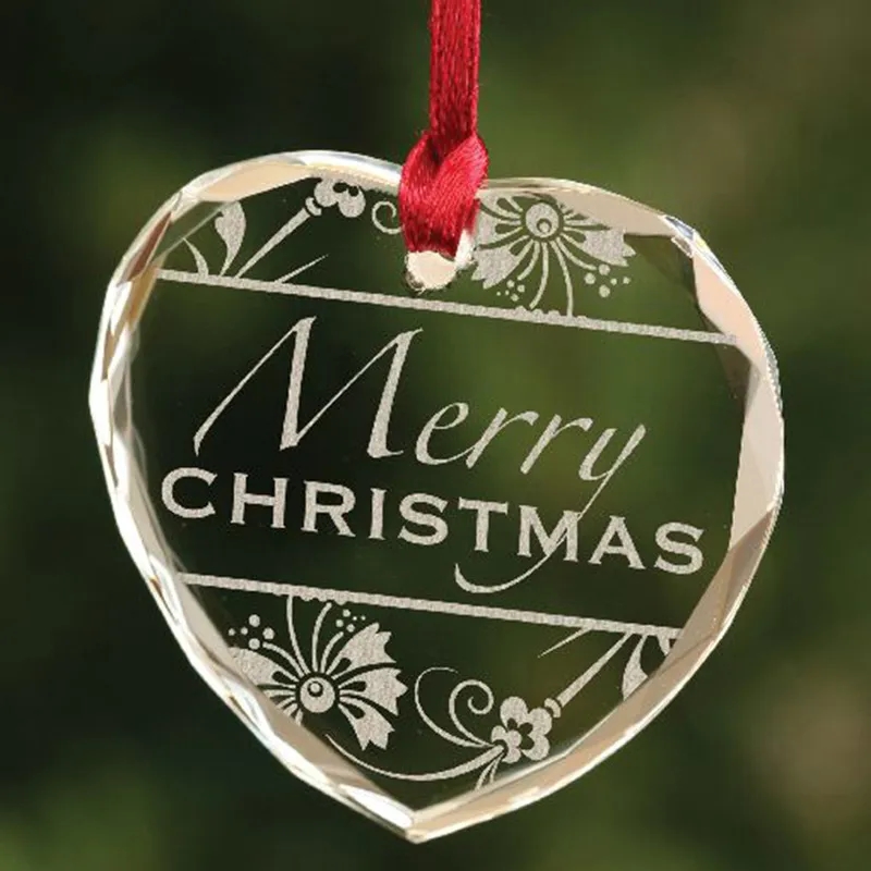 Heart Crystal Ornament 3