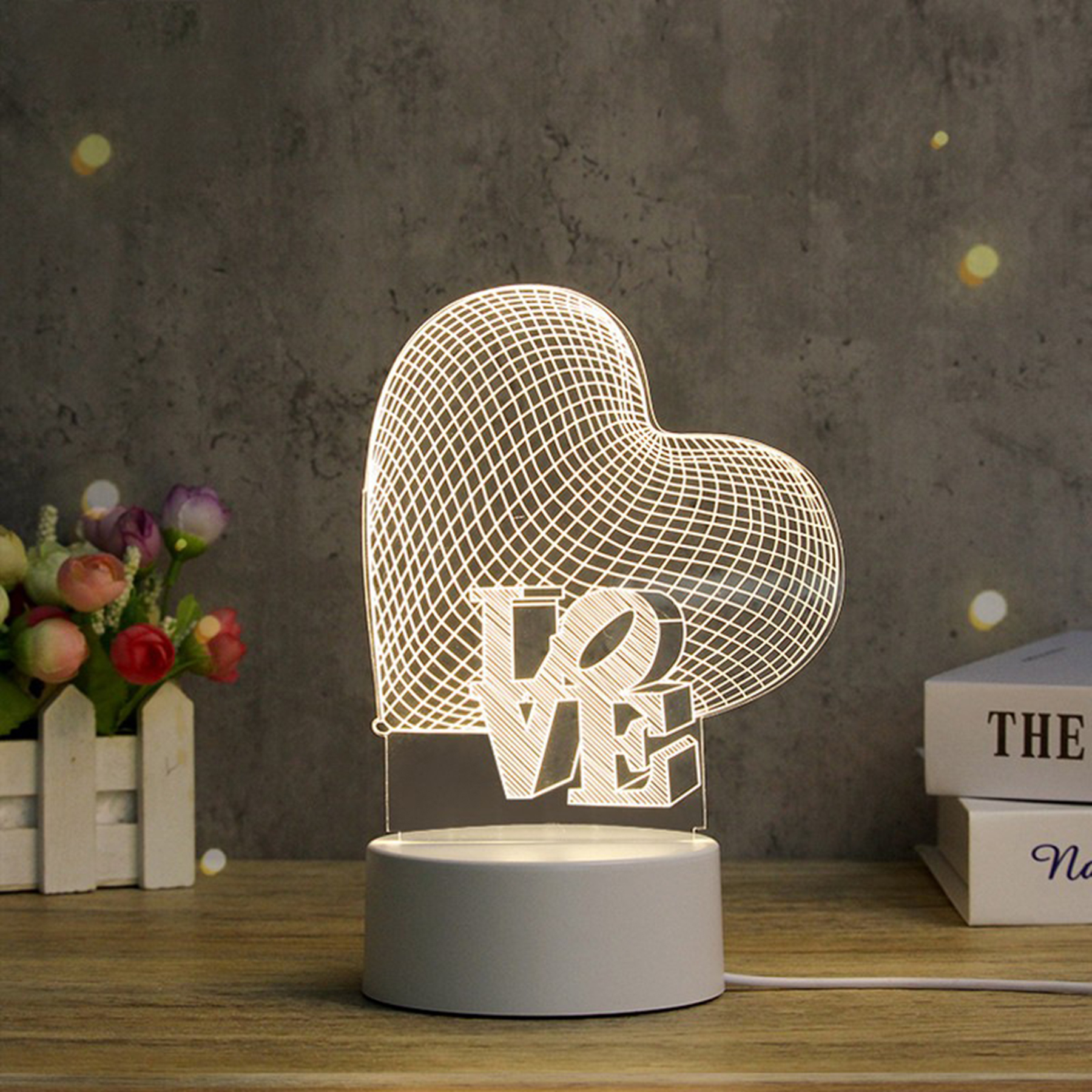 Guitar Design Led Lamp Night Light 3