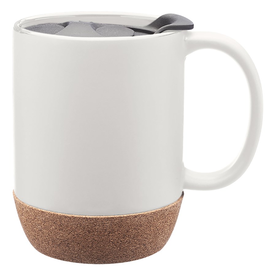 Ceramic Mug with Cork Bottom, 13 oz. 7