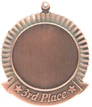 2" Insert Holder Medal, 3rd Place 2