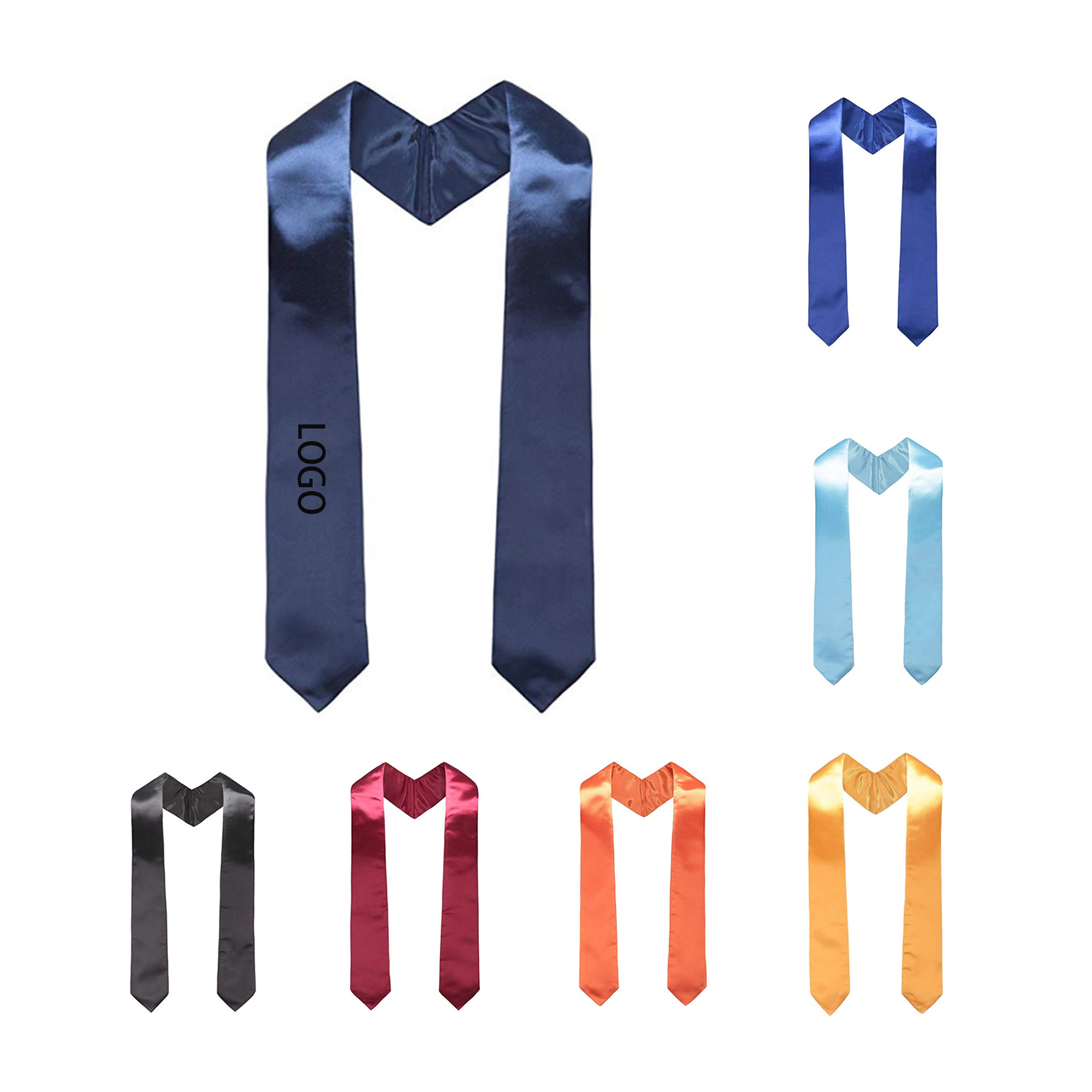 Graduation Embroidered Stole 2