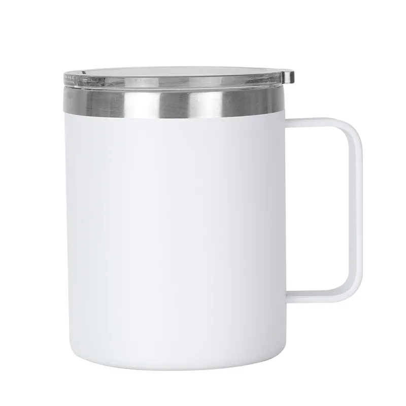 14 Oz. Stainless Steel Cup with Handle 7