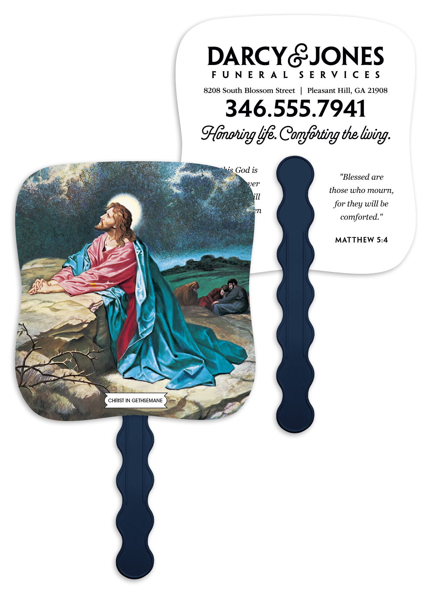 Skinner & Kennedy® Christ In Gethsemane - Pictorial Fan 10