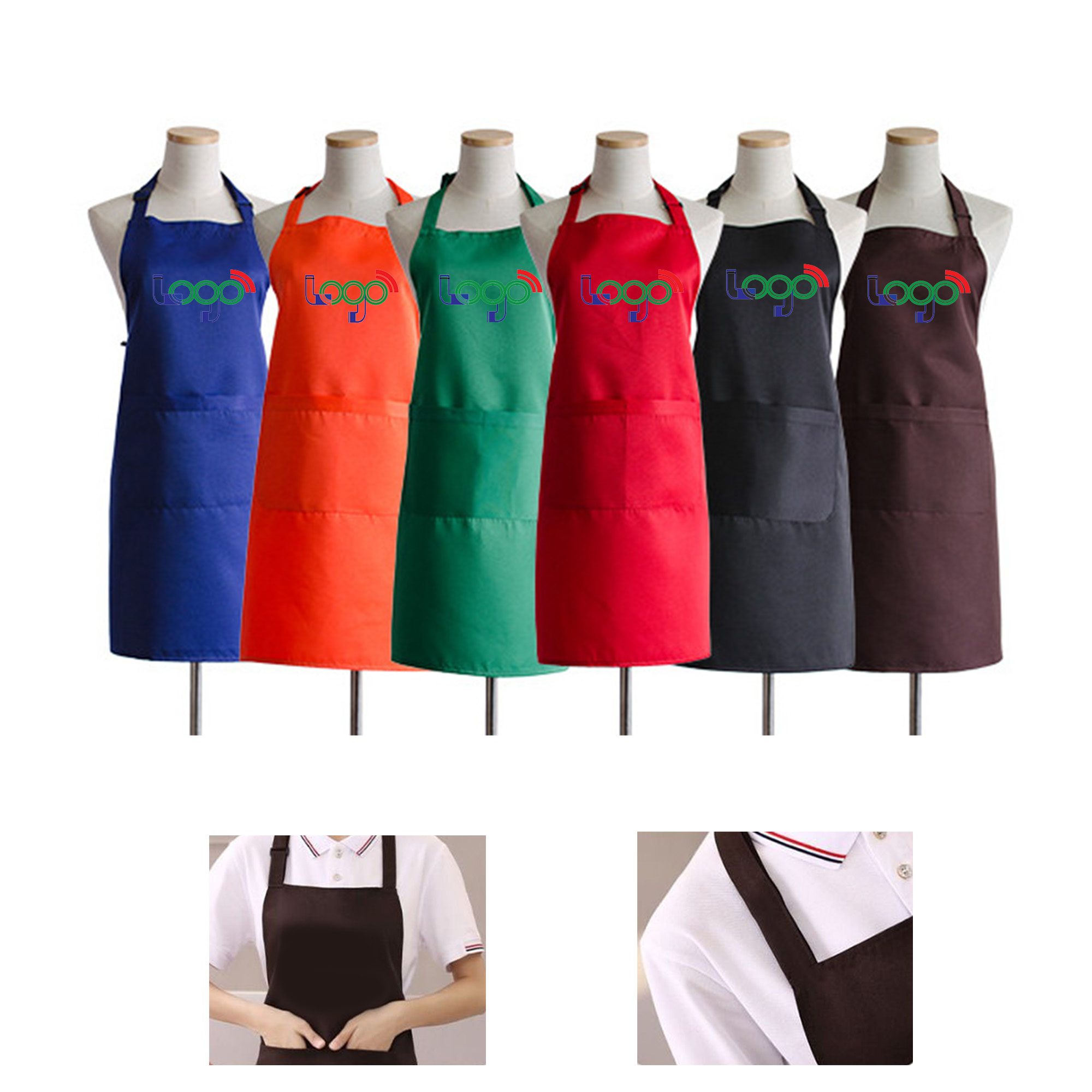 Work Apron With Pocket 1