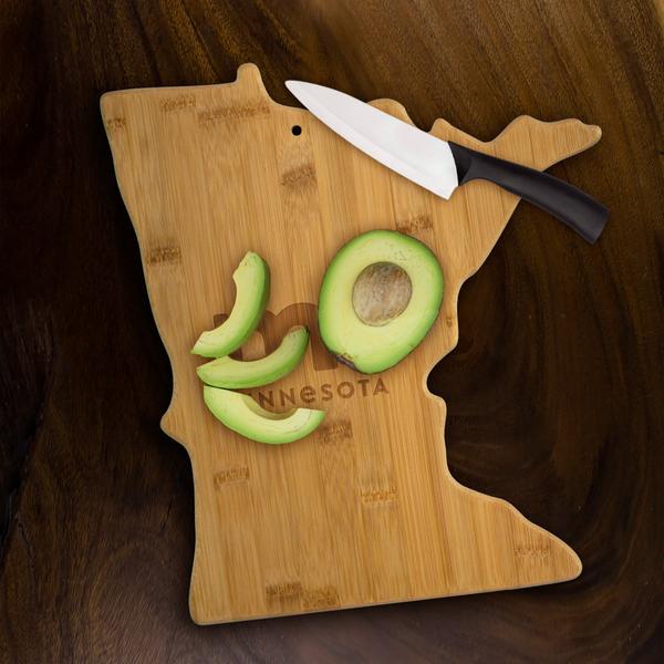 U.S. State Shaped Bamboo Cutting and Serving Boards 7