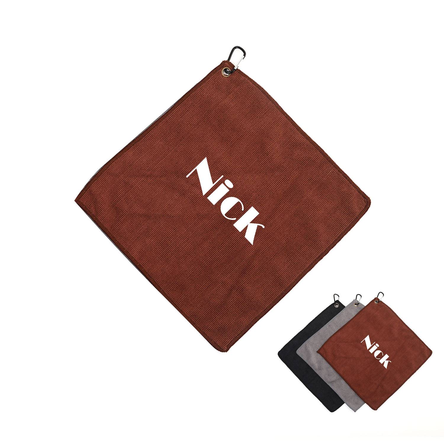 Golf Grommet Hook Towel Soft & Absorbent