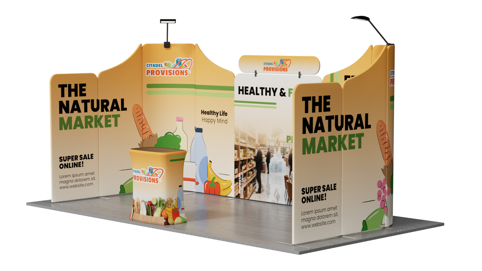 10'x20' Tradeshow Booth Kit - K Kit 4