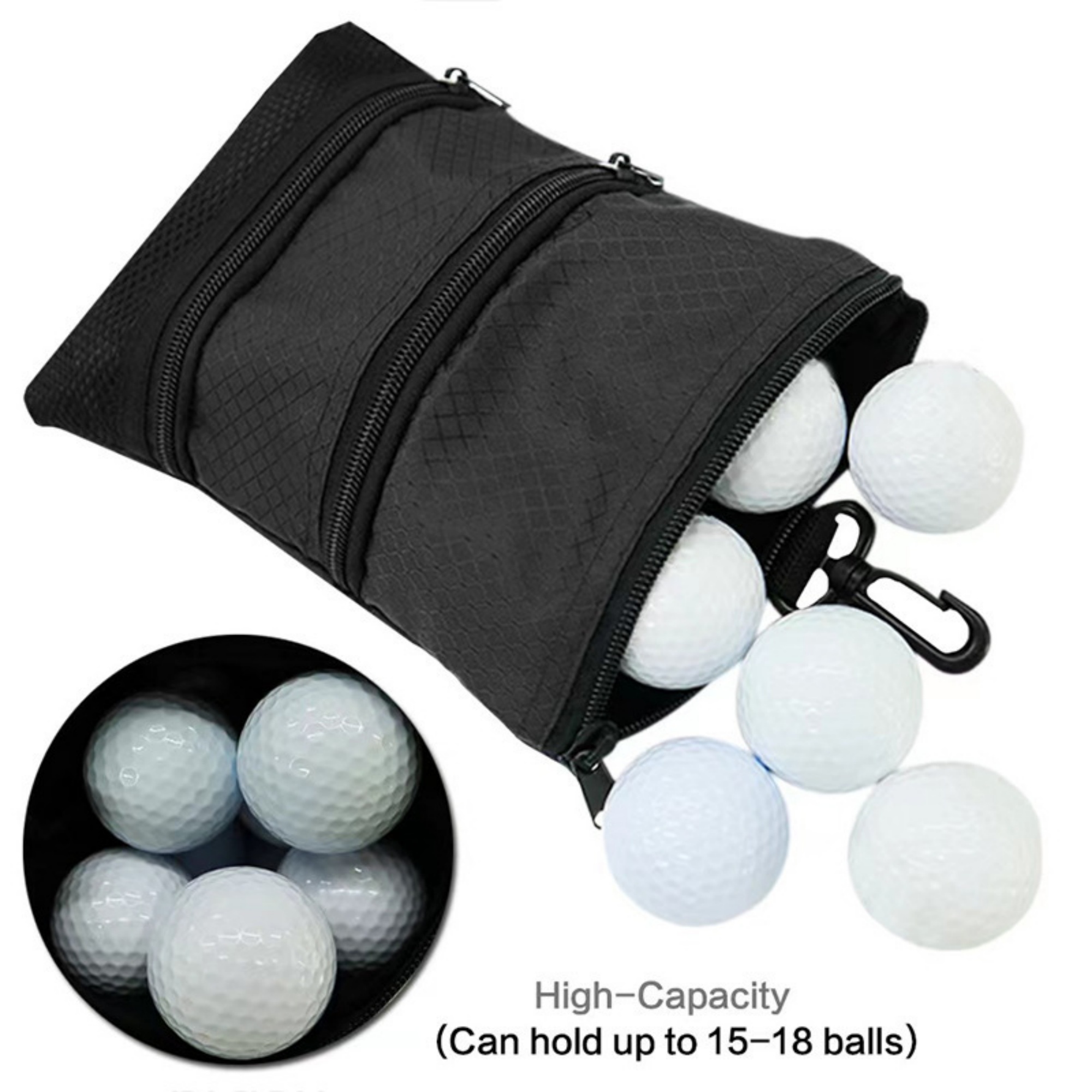 Multi Pocket Golf Bag with Hook 5