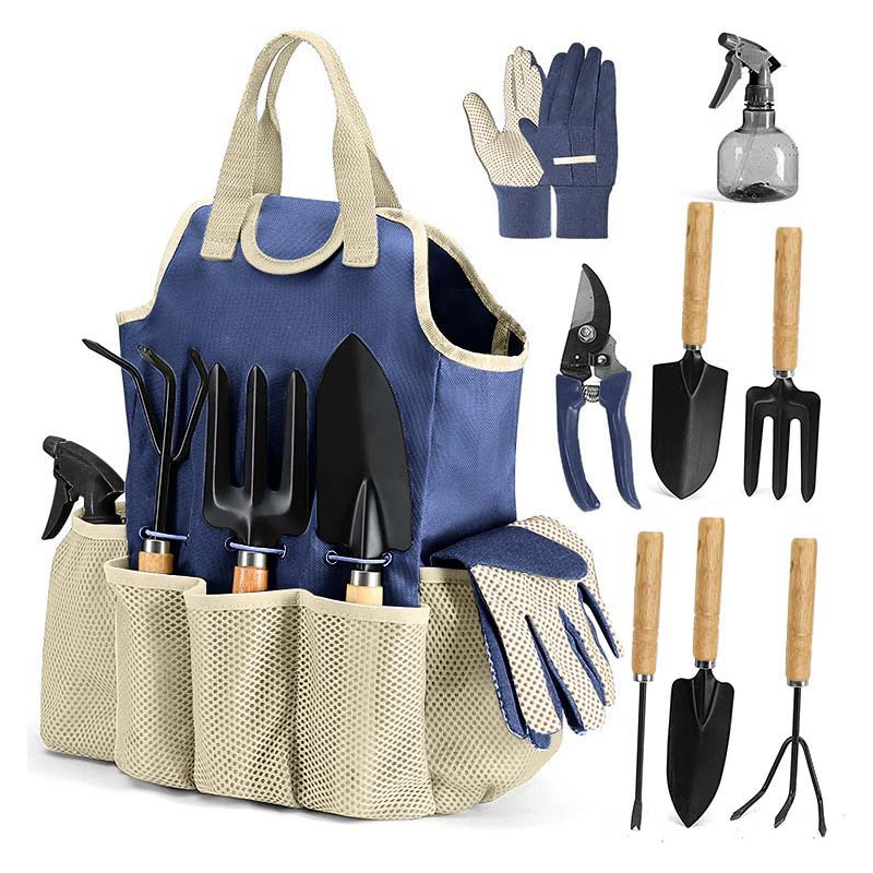 9" 1 Gardening Tool Kit with Tote Bag 3