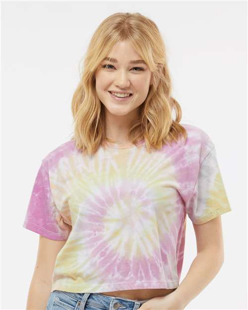 Women's Tie-Dyed Crop T-Shirt - 1050 36