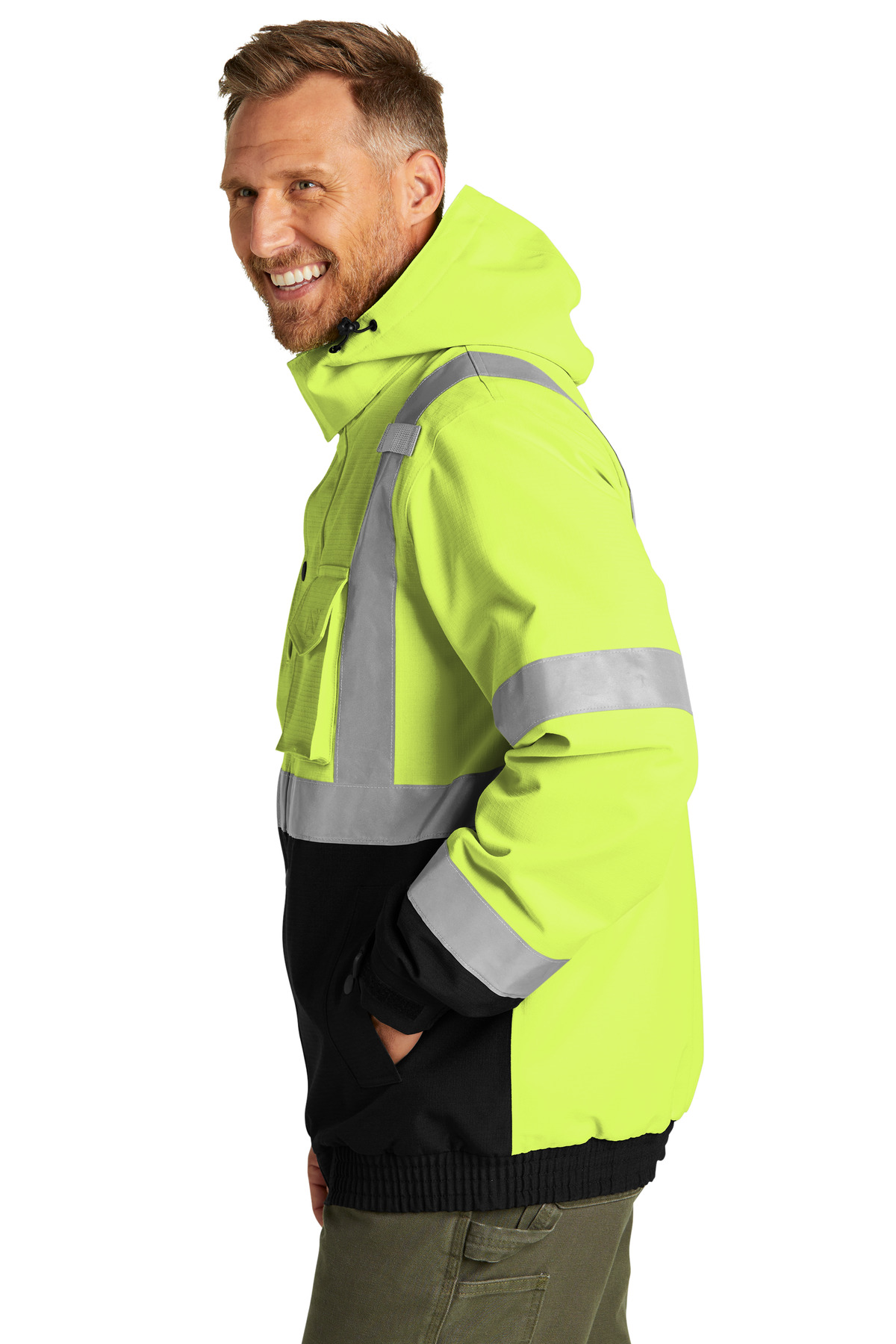 CornerStone ANSI 107 Class 3 Waterproof Insulated Ripstop Bomber Jacket CSJ501 3