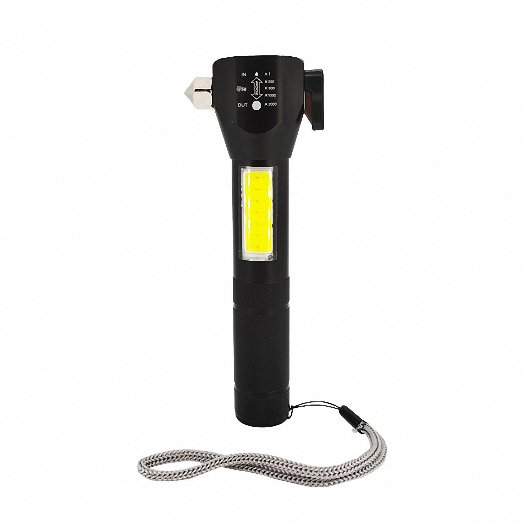 Portable Car Emergency Multi-Tool COB Flashlight 4