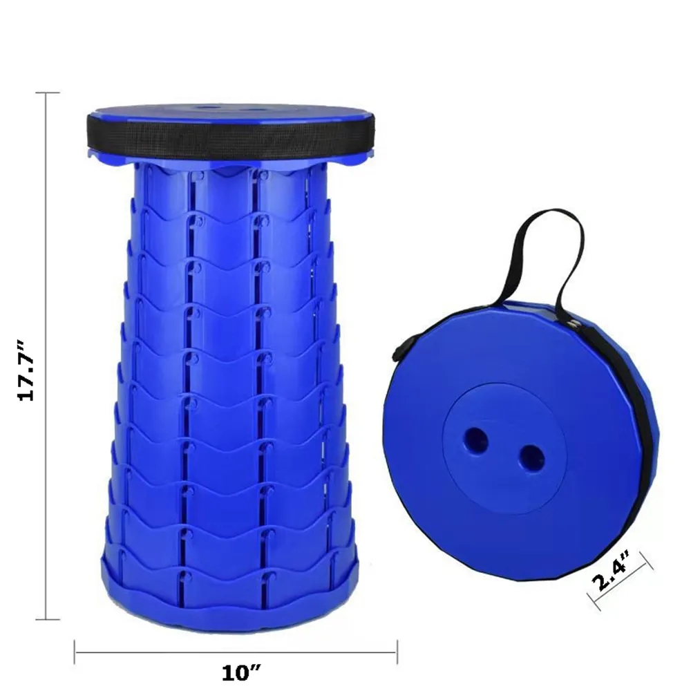 Upgraded Folding Stool Portable Collapsible Camping Chair 9