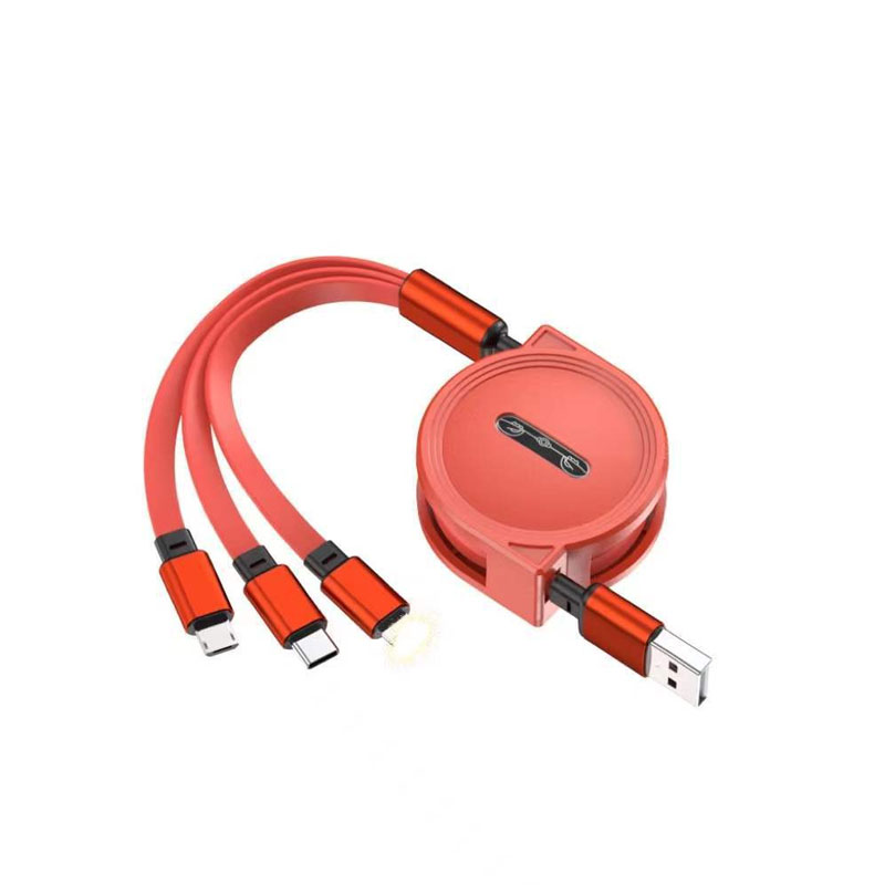 3-In-1 Retractable USB Charger Data Cable Gift 1