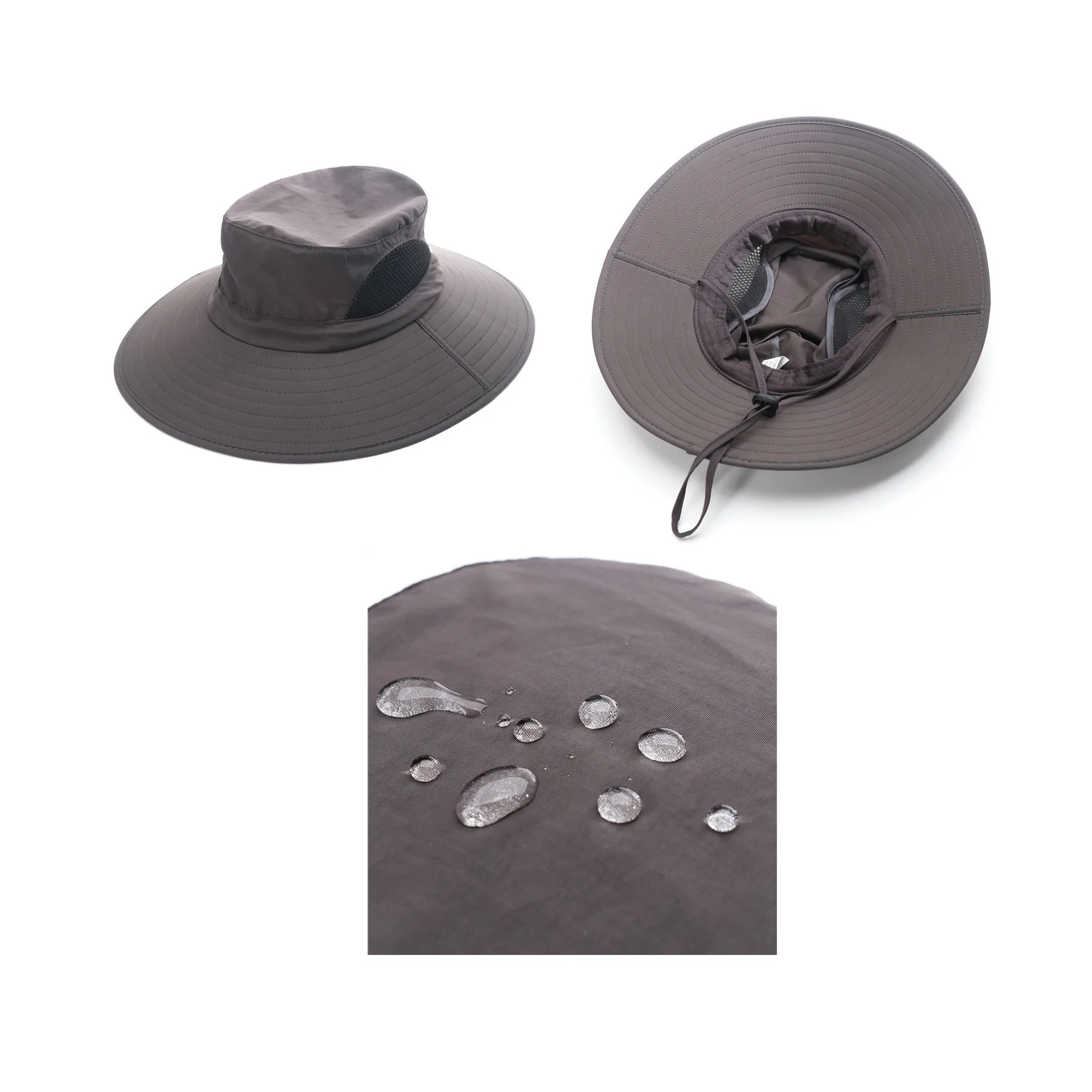Outdoor Waterproof Sunshade Unisex Bucket Hat 7