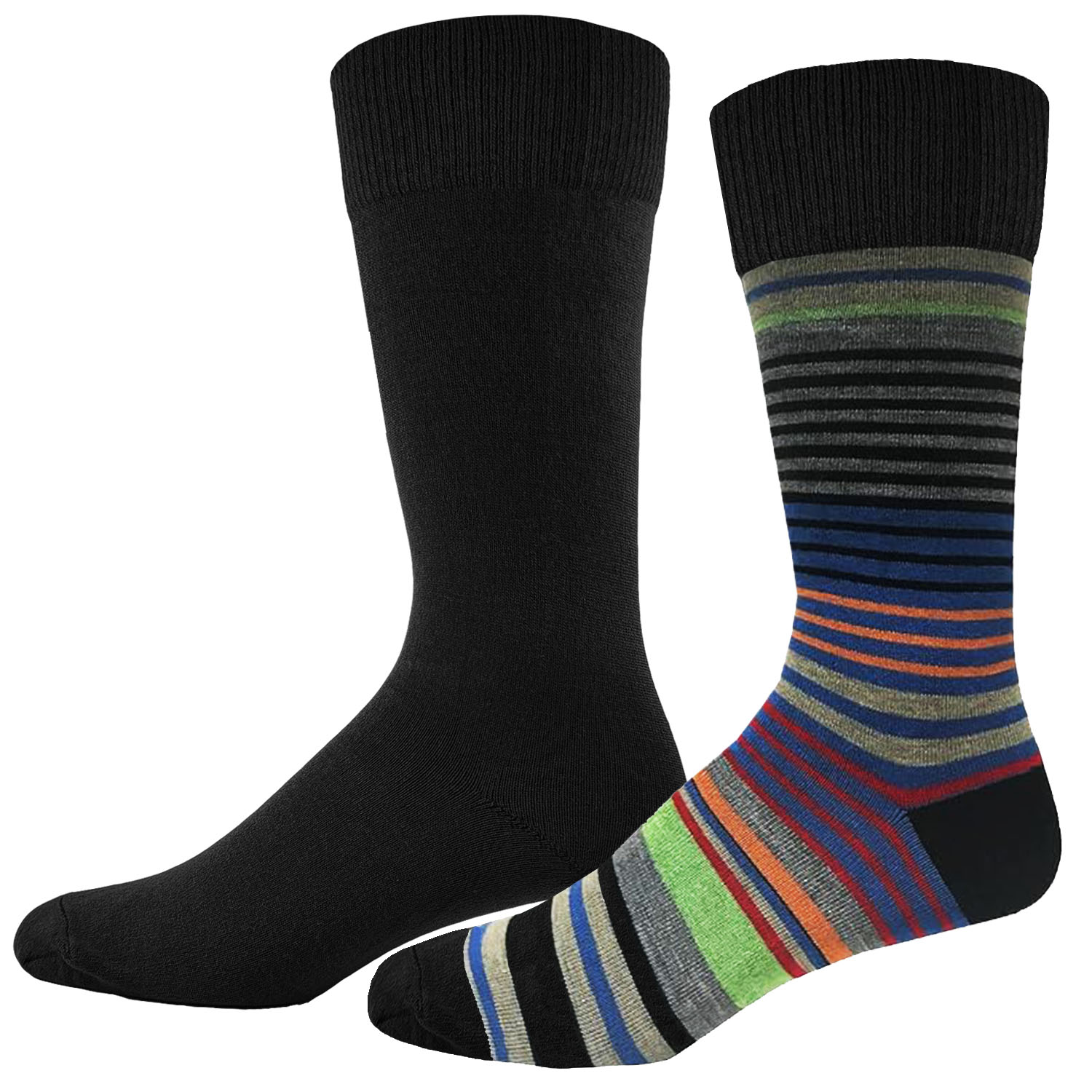 Men's Fashion Striped Dress Socks Combo 4