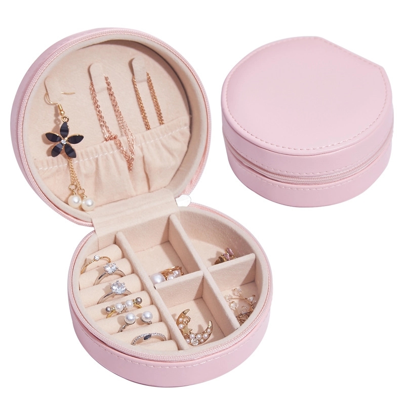 Portable Travel Jewelry Organizer Box & Earring Ring Storage 13
