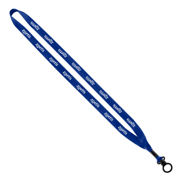 1/2" Polyester Lanyard with Plastic O-Ring 9