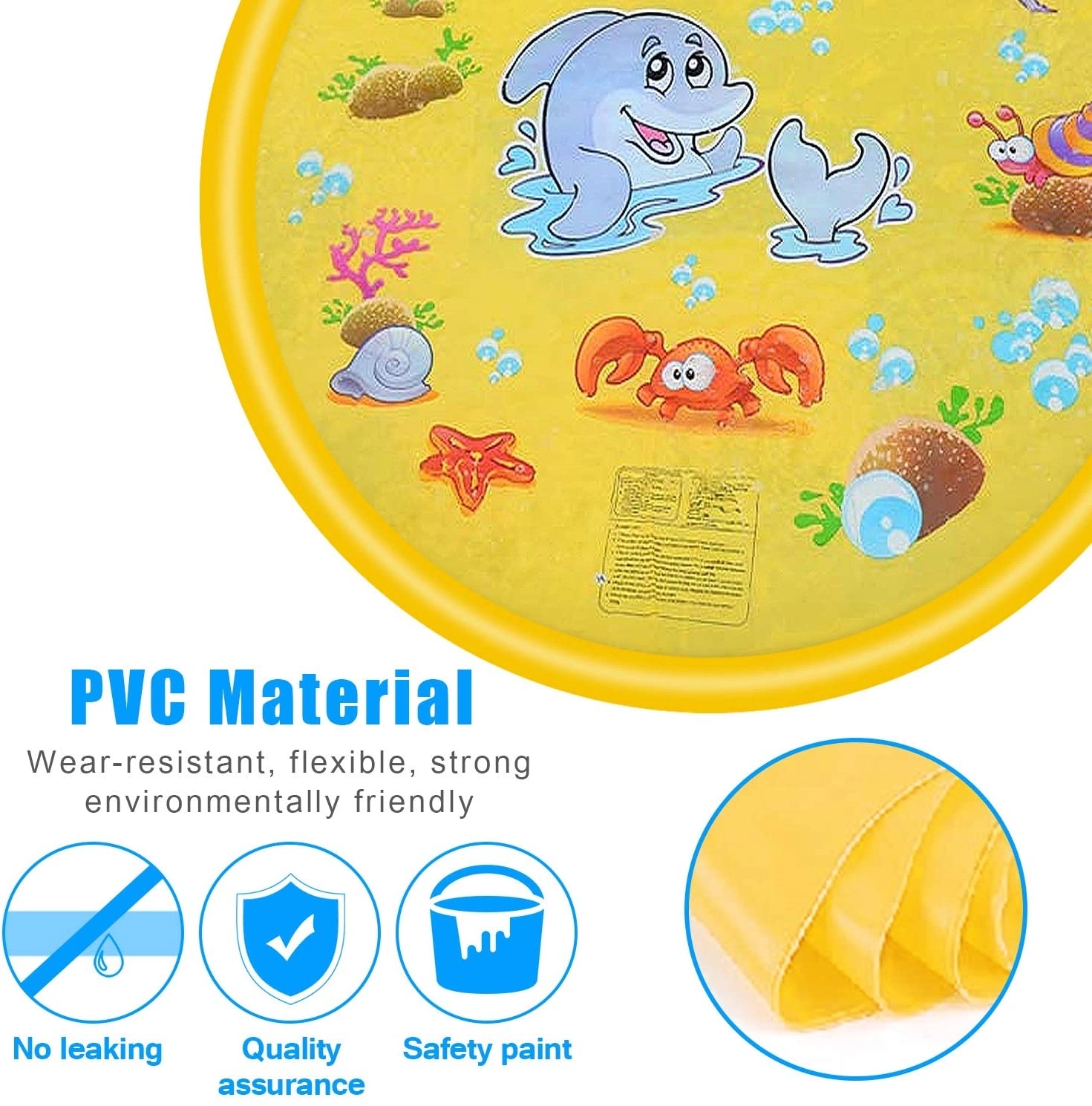 Outdoor Sprinkler Mat Summer Toys For Kids And Toddlers 6