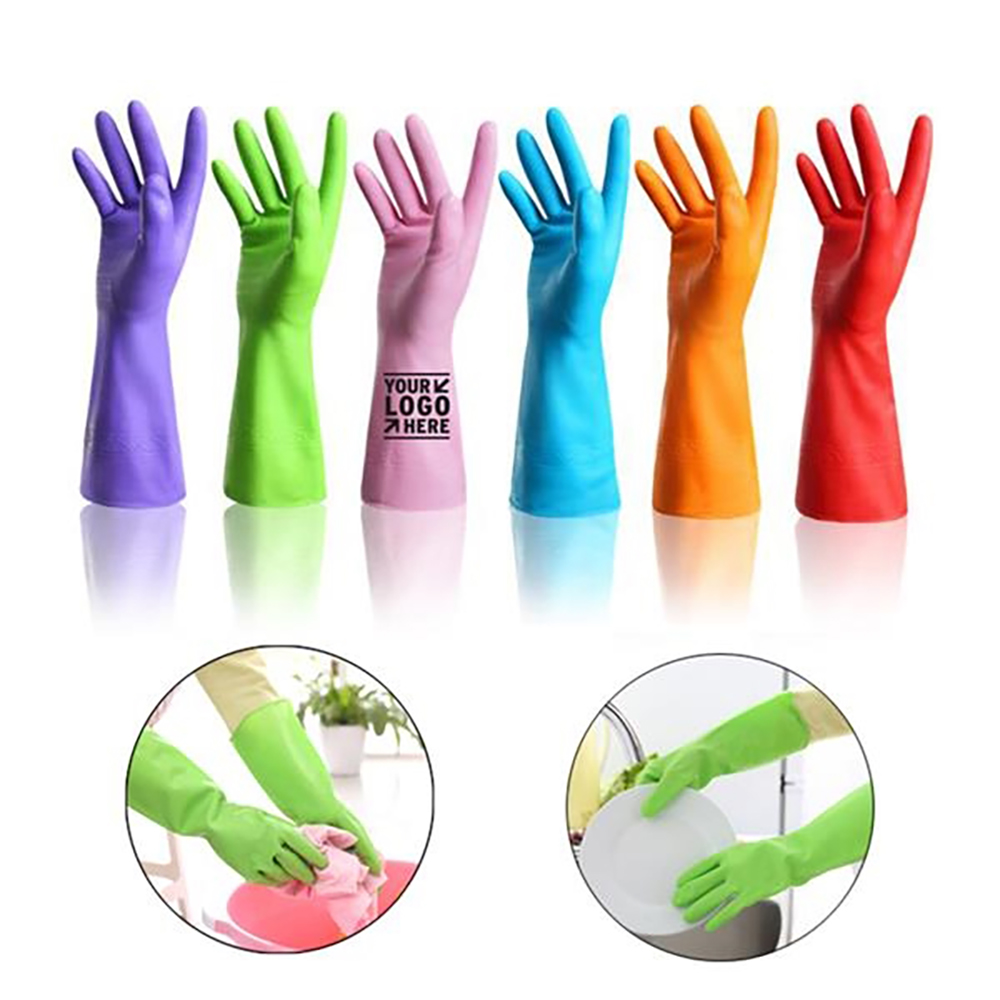 Rubber Kitchen Washing Gloves 2