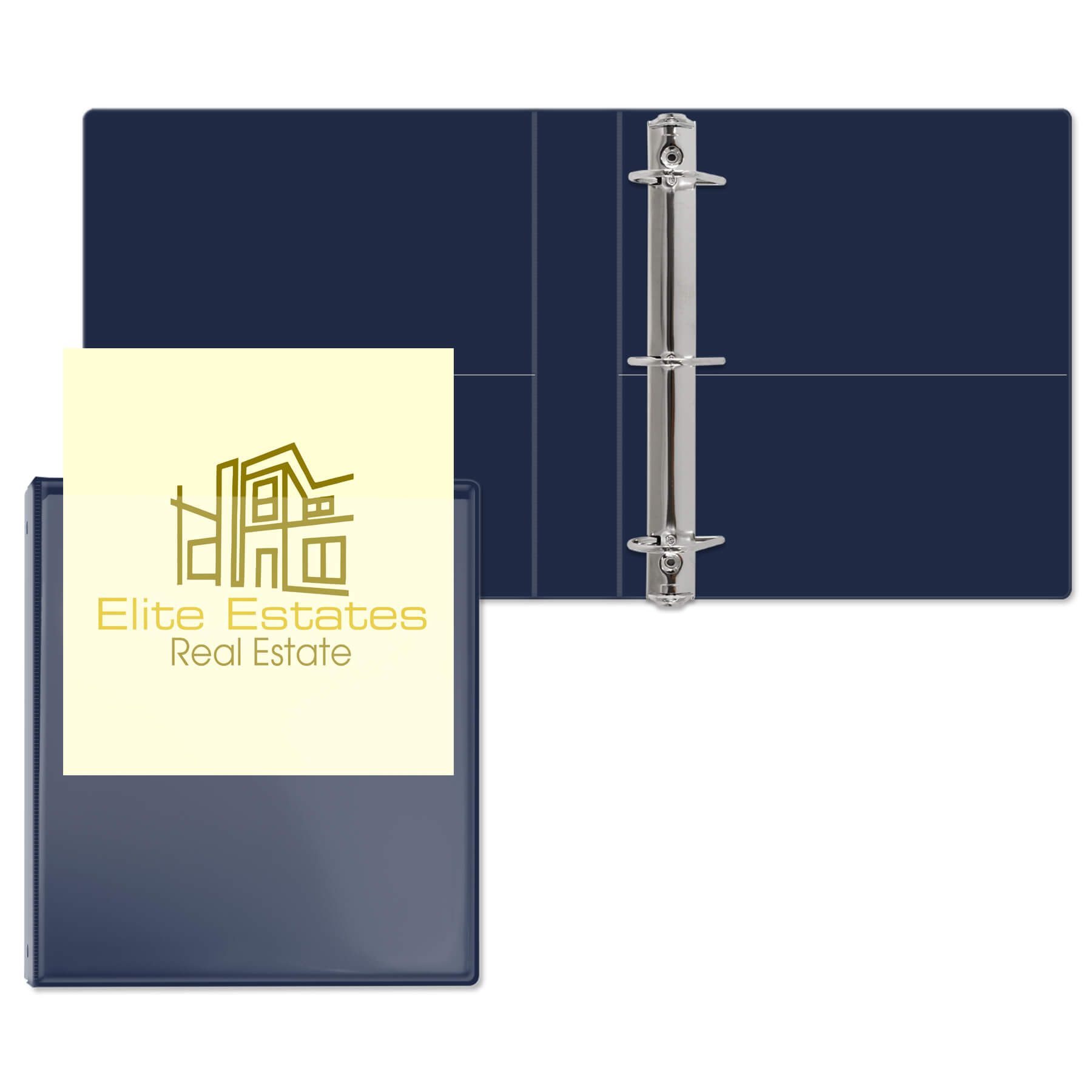 1 1/2" Overlay Angle D Ring Binder 6