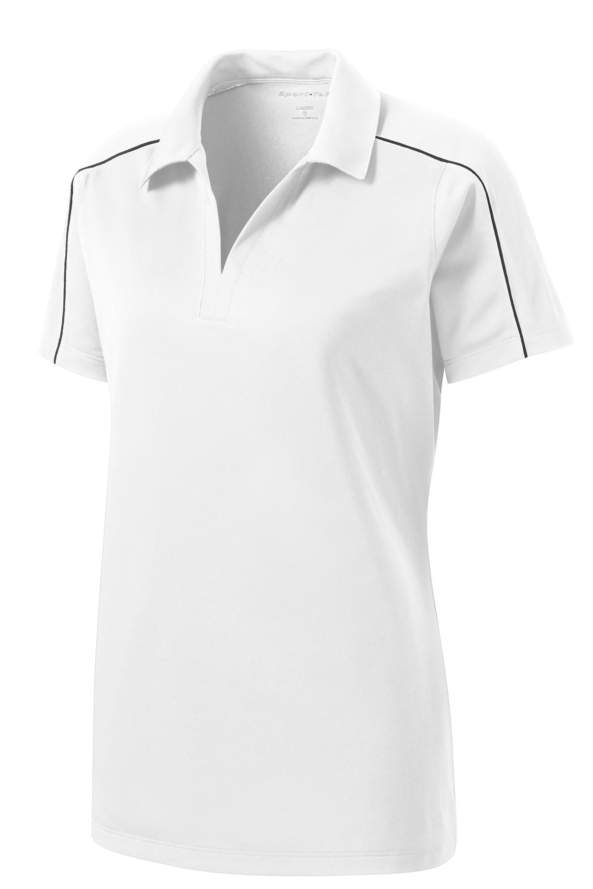 Sport-Tek Women's Micropique Sport-Wick Piped Polo. LST653 14