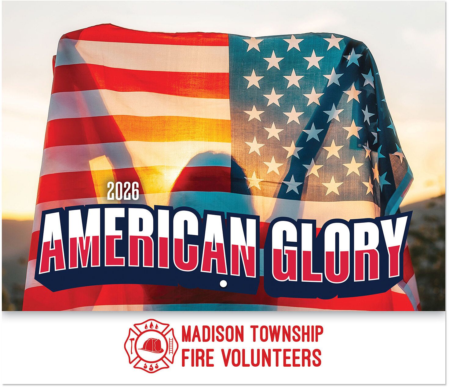 AMERICAN GLORY STAPLED WALL CALENDAR 14
