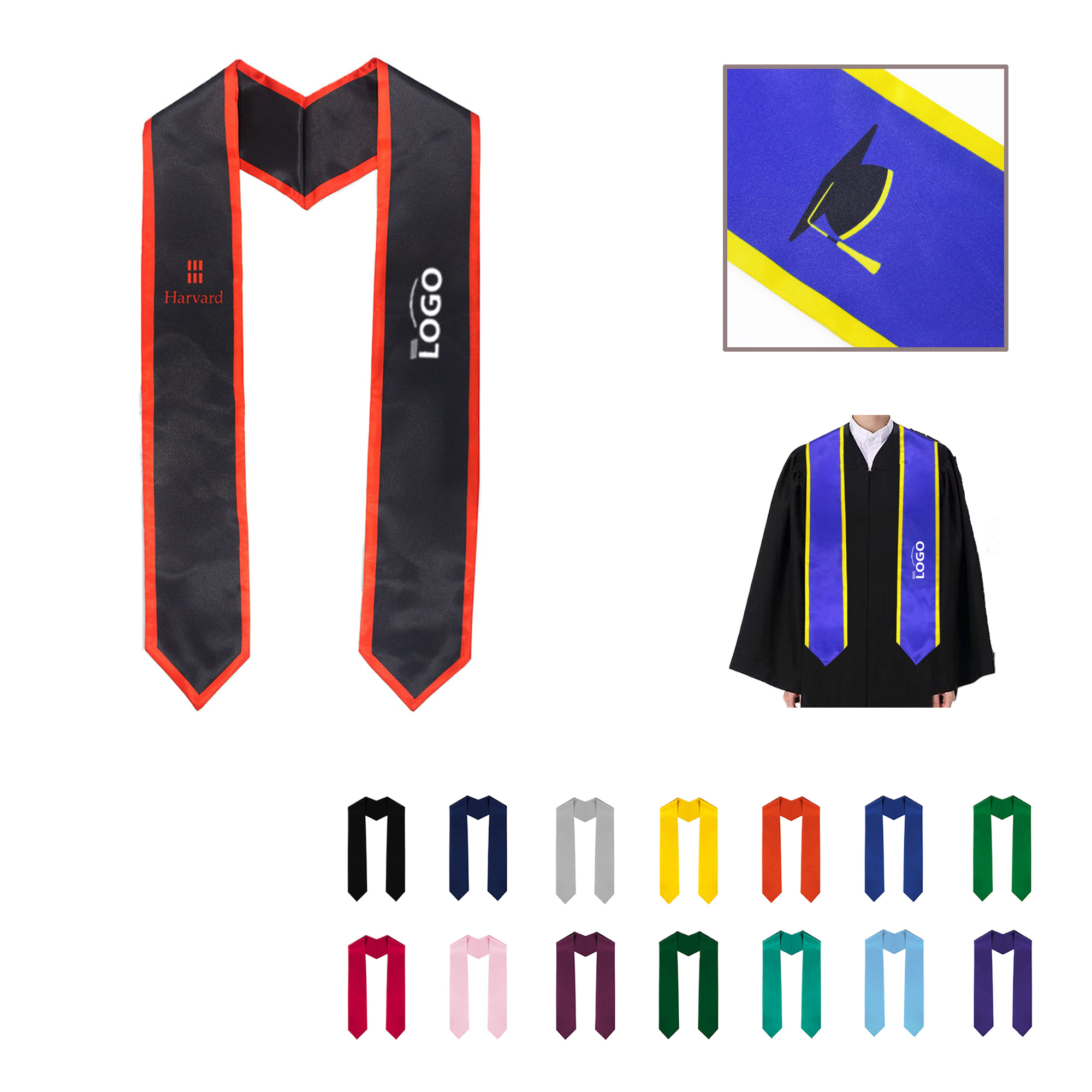 MOQ50 Custom Graduation Sash 7