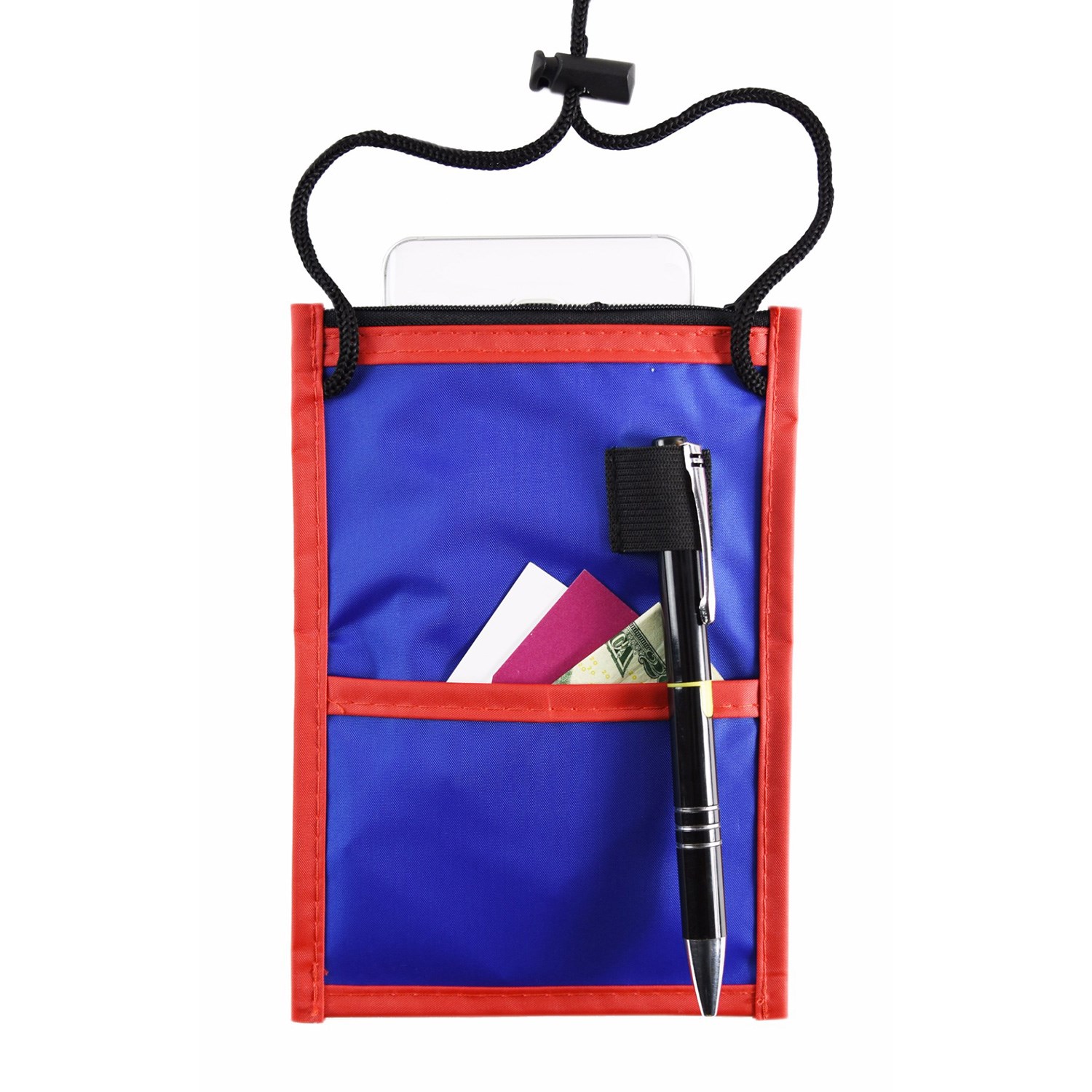 NYLON TWO TONE WALLET WITH ROPE LANYARDS 16